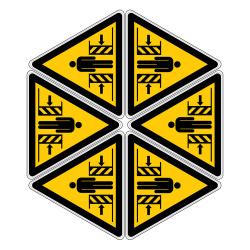 stickers danger écrasement novap 