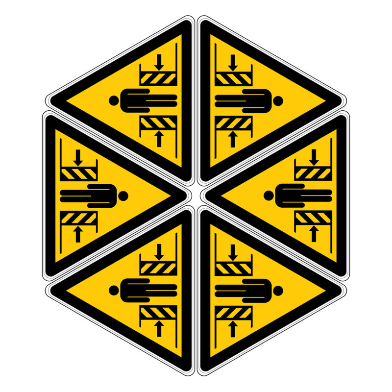 stickers danger écrasement novap 