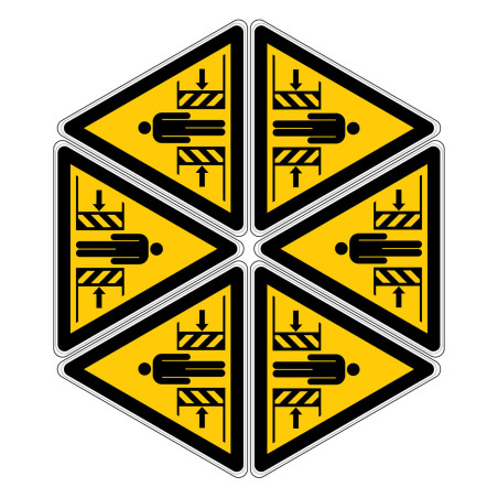 stickers danger écrasement novap 