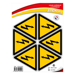 Stickers danger électrique novap 