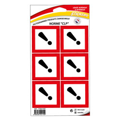Stickers pictogrammes danger altération de la santé