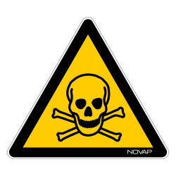 Panneau rigide danger de mort novap