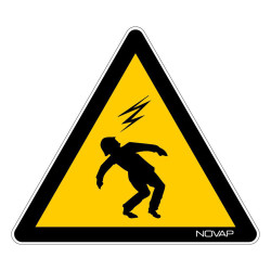 Panneau rigide danger électrocution novap