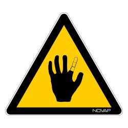 Panneau rigide danger corrosion sécurité