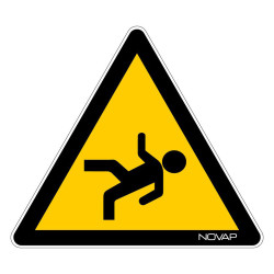 Panneau rigide danger de chute novap