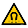 Panneau danger champ magnétique novap