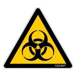 Panneau rigide danger risque biologique Novap 