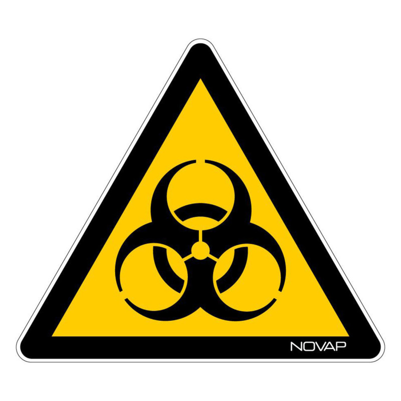 Panneau rigide danger risque biologique Novap 