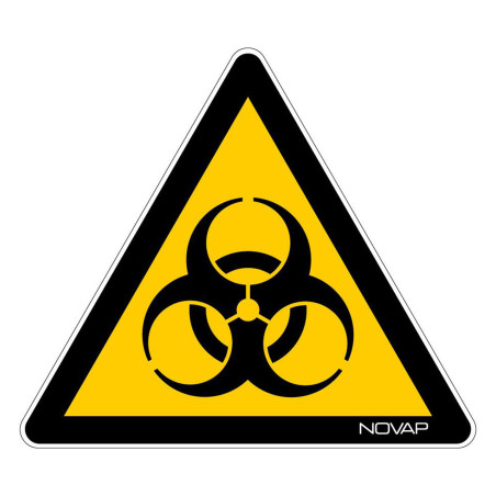 Panneau rigide danger risque biologique Novap 