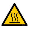 Panneau danger surface chaude novap