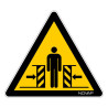 Panneau danger écrasement novap