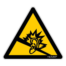 Panneau rigide danger du au bruit novap
