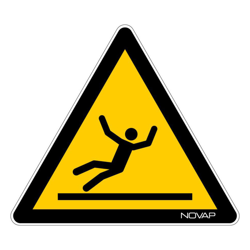 Panneau léger danger sol glissant novap