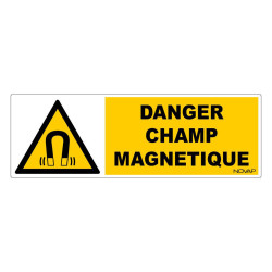 Panneau rigide danger champ magnétique btp