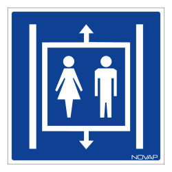 Panneau rigide information ascenseur Novap
