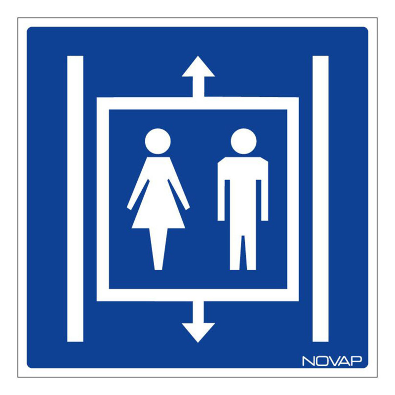 Panneau rigide information ascenseur Novap