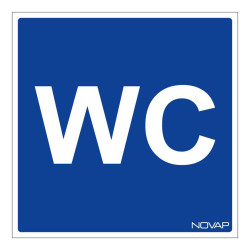 Panneau information WC Novap