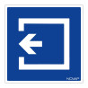 Panneau rigide information sortie chantier