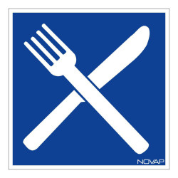Panneau rigide information restauration Novap 