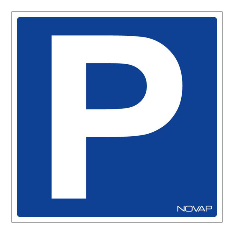 Panneau rigide information parking Novap 