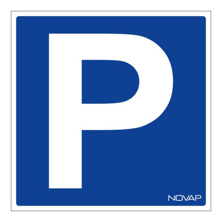 Panneau rigide information parking Novap 