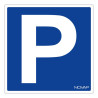 Panneau rigide information parking Novap 