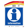Panneau adhesif souple information Novap