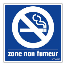 panneau rigide zone non fumeur novap