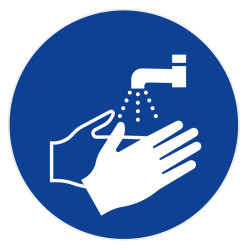 Panneau lavage des mains obligatoire Novap 