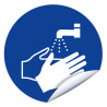 Adhesif lavage des mains obligatoire industrie