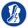 panneau rigide obligation de porter des chaussures isolantes novap