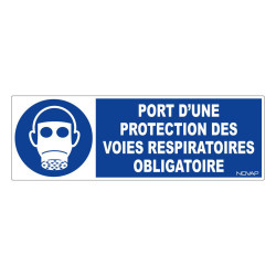 Panneau rigide obligatoire port protection des voies respiratoires btp
