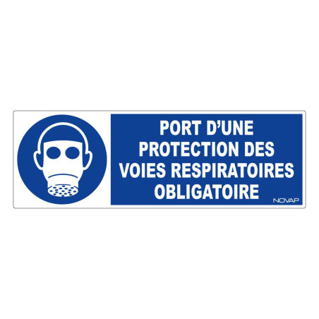 Panneau rigide obligatoire port protection des voies respiratoires btp