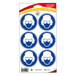 Stickers obligation port EPI chantier