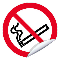 sticker interdiction de fumer chantier