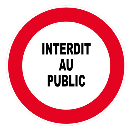 panneau rigide interdit au public btp 