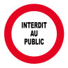 panneau rigide interdit au public btp 