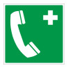 Panneau téléphone de secours Novap
