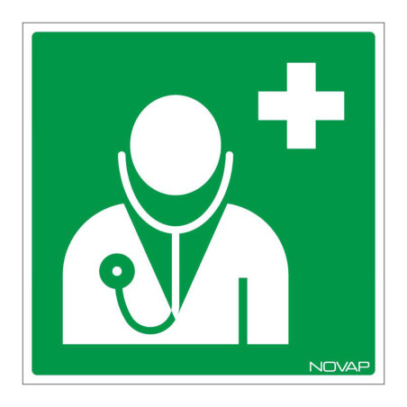 Panneau rigide secours médecin Novap 