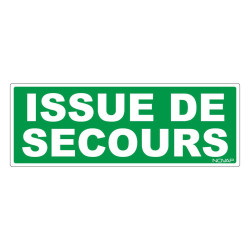 Panneau secours issue de secours Novap