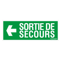 Panneau rigide sortie de secours gauche Novap