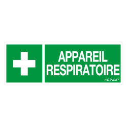 Panneau rigide secours appareil respiratoire entrepôt