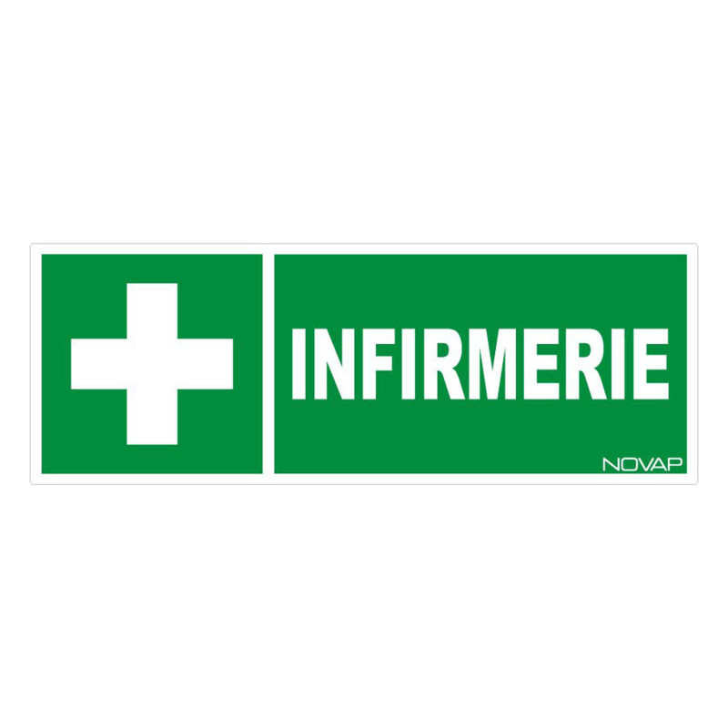 Panneau rigide secours infirmerie Novap
