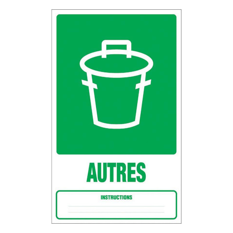 Panneau rigide recyclage déchets autres Novap