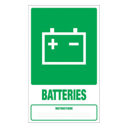 Panneau rigide recyclage déchets batteries Novap