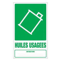 Panneau rigide recyclage déchets huiles usagées Novap