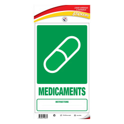 Panneau rigide recyclage déchets médicaments pharmaceutique