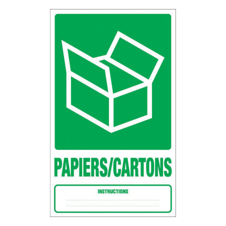 Panneau rigide recyclage déchets papiers et cartons Novap