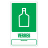 Panneau rigide recyclage déchets verres Novap