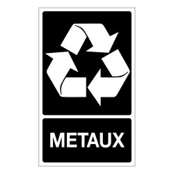 Panneau rigide recyclage déchets métaux industrie